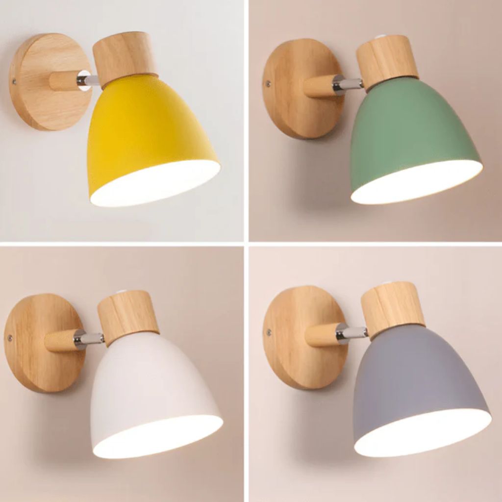 Scandinavian Wooden Wall Light Sconce - Tegulane Global