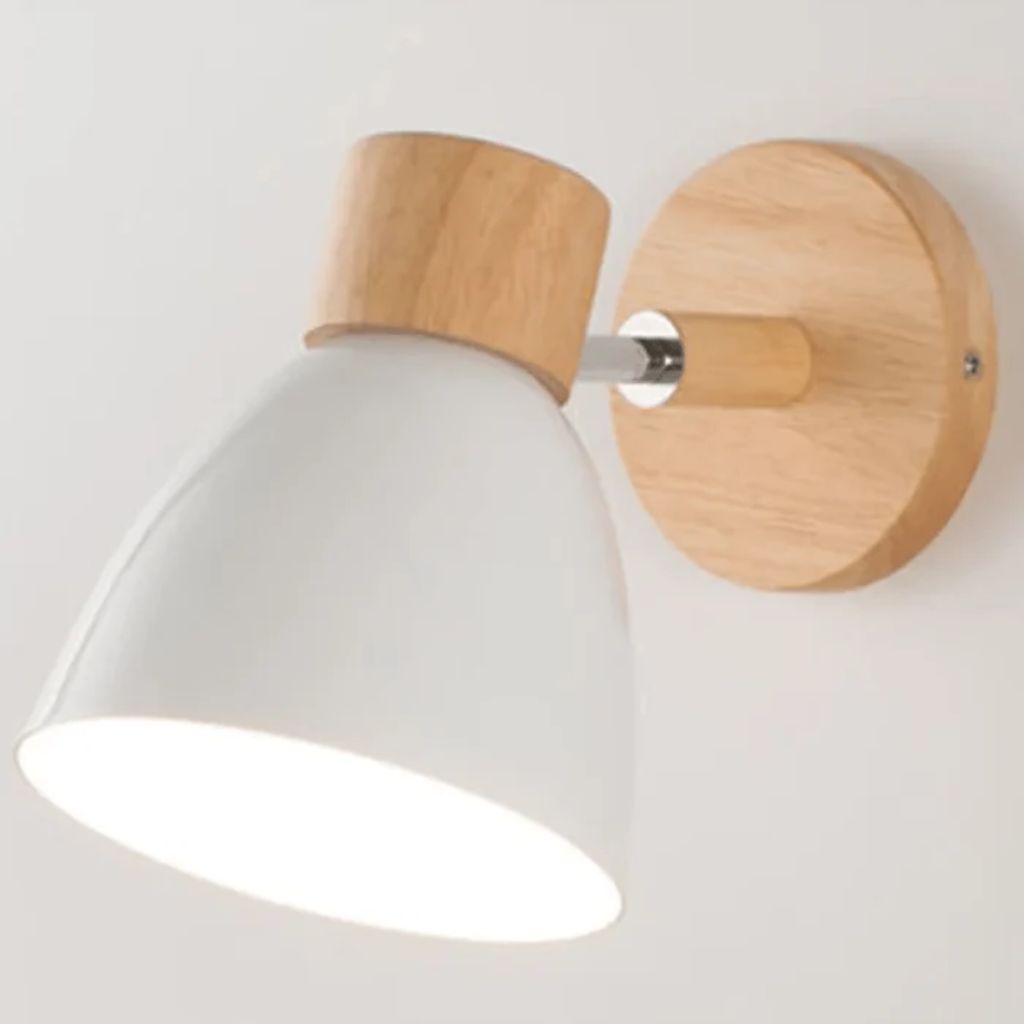 Scandinavian Wooden Wall Light Sconce - Tegulane Global