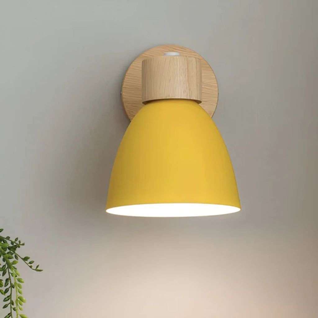 Scandinavian Wooden Wall Light Sconce - Tegulane Global