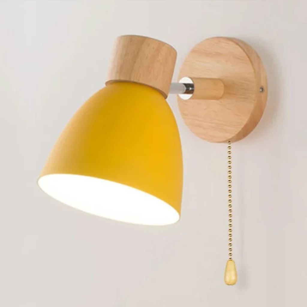 Scandinavian Wooden Wall Light Sconce - Tegulane Global