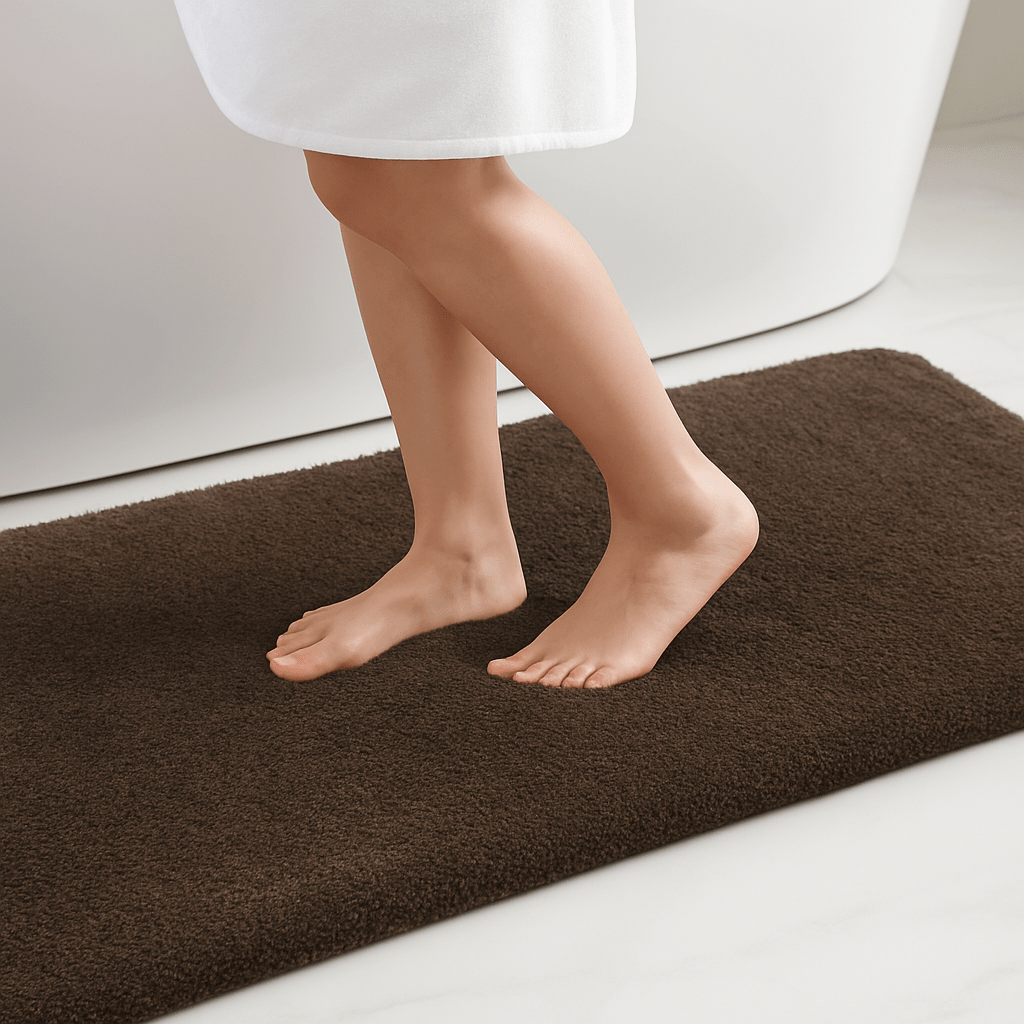 Shaggy Rug - Non-Slip Bath Mat Dry Quickly - Tegulane Global