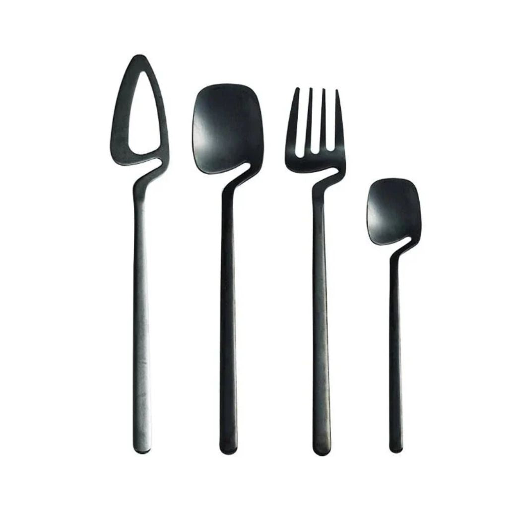Skeleton Cutlery Set – Luxe Stainless Steel with Bold Contemporary Design - Tegulane Global
