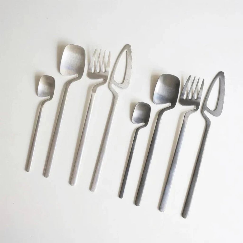 Skeleton Cutlery Set – Luxe Stainless Steel with Bold Contemporary Design - Tegulane Global