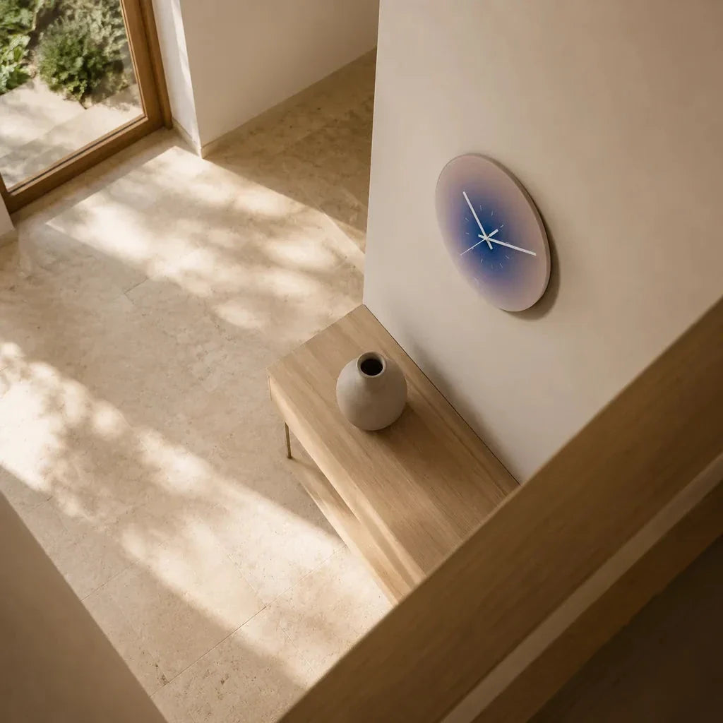 SkyGlow Sky-Inspired Glass Wall Clock - Tegulane Global