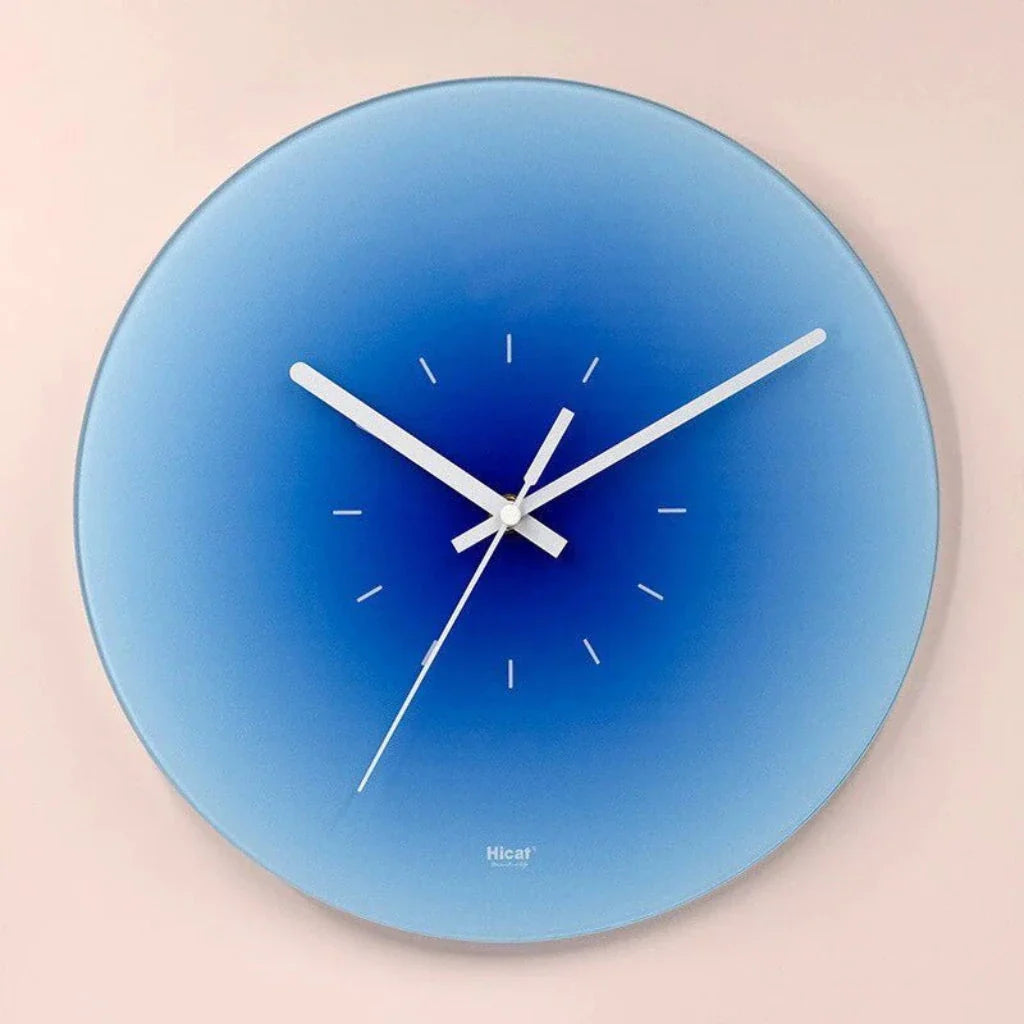 SkyGlow Sky-Inspired Glass Wall Clock - Tegulane Global