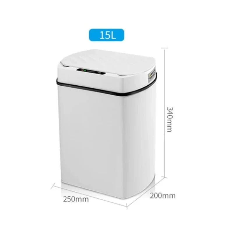 SmartWaste 15L - Automatic Sensor Trash Bin for Bathroom and Kitchen - Tegulane Global