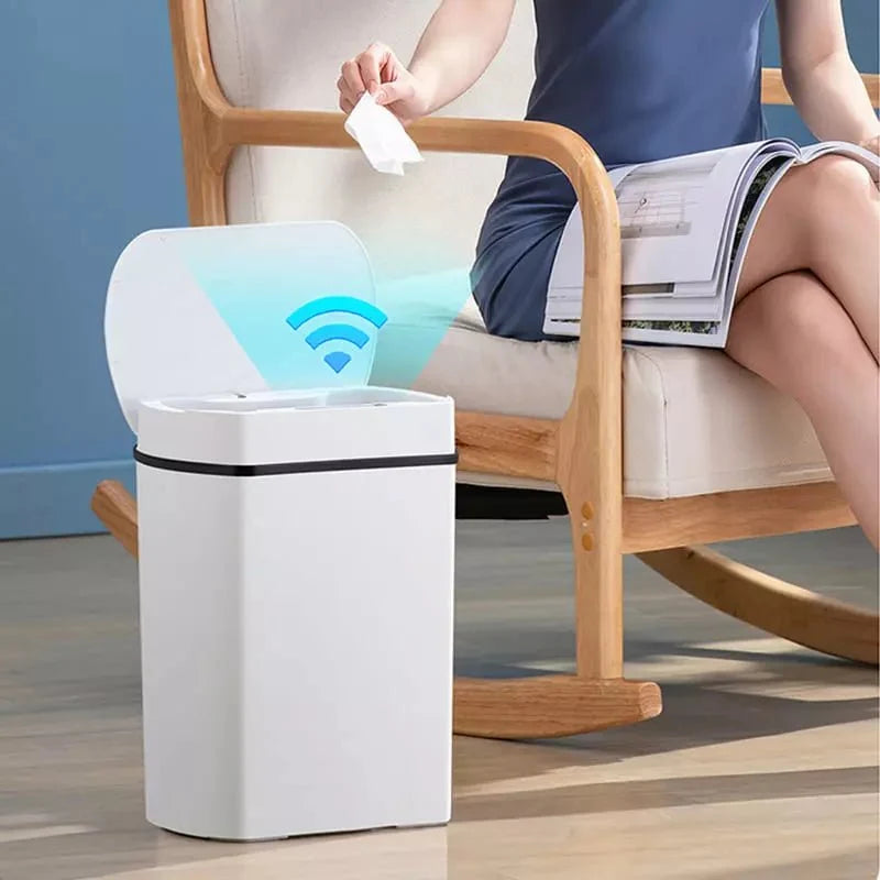 SmartWaste 15L - Automatic Sensor Trash Bin for Bathroom and Kitchen - Tegulane Global