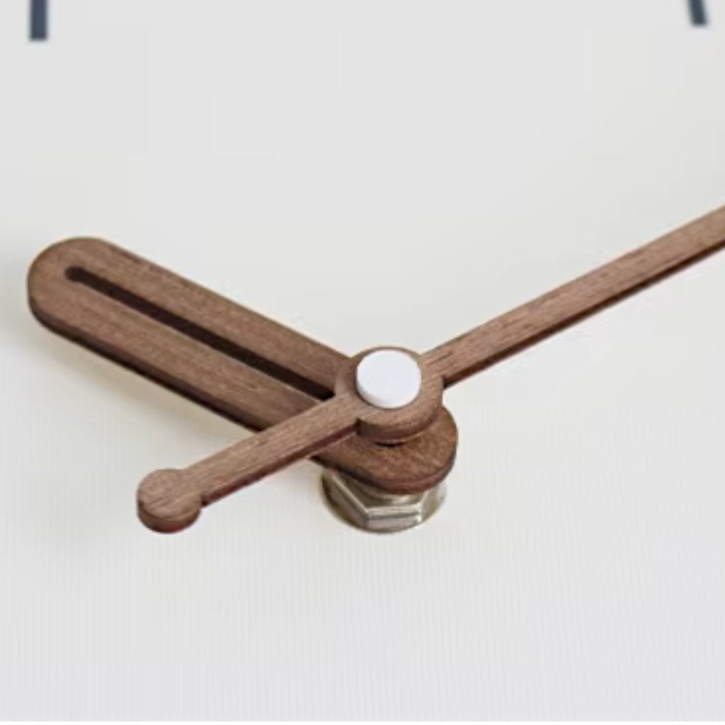 SoftOrb Scandinavian Cream Silent Wall Clock - Tegulane Global