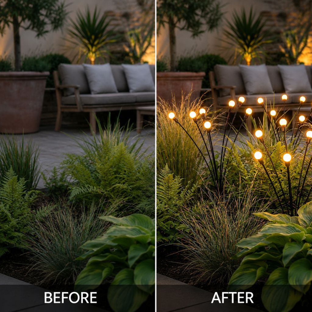 Solar Firefly Garden Light IP65 Waterproof Stake Lamp Outdoor Light - Tegulane Global