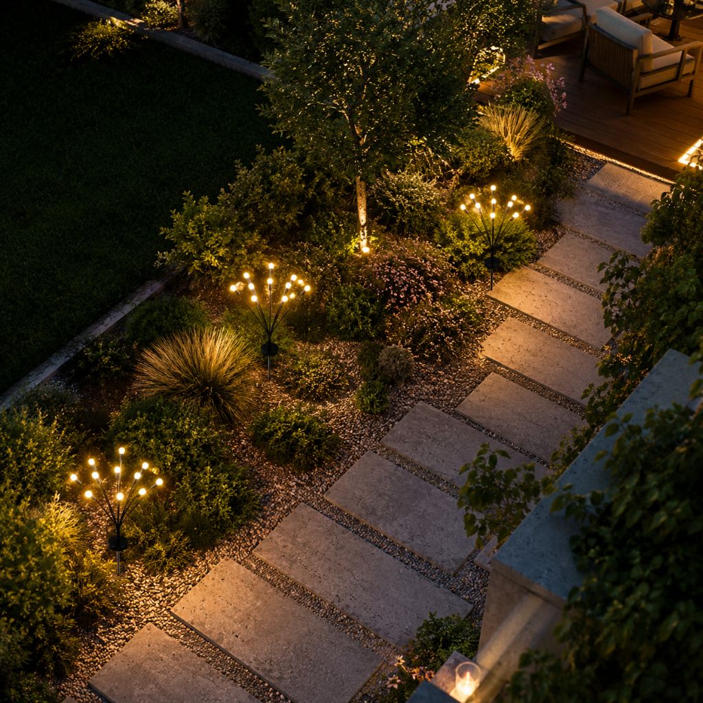 Solar Firefly Garden Light IP65 Waterproof Stake Lamp Outdoor Light - Tegulane Global