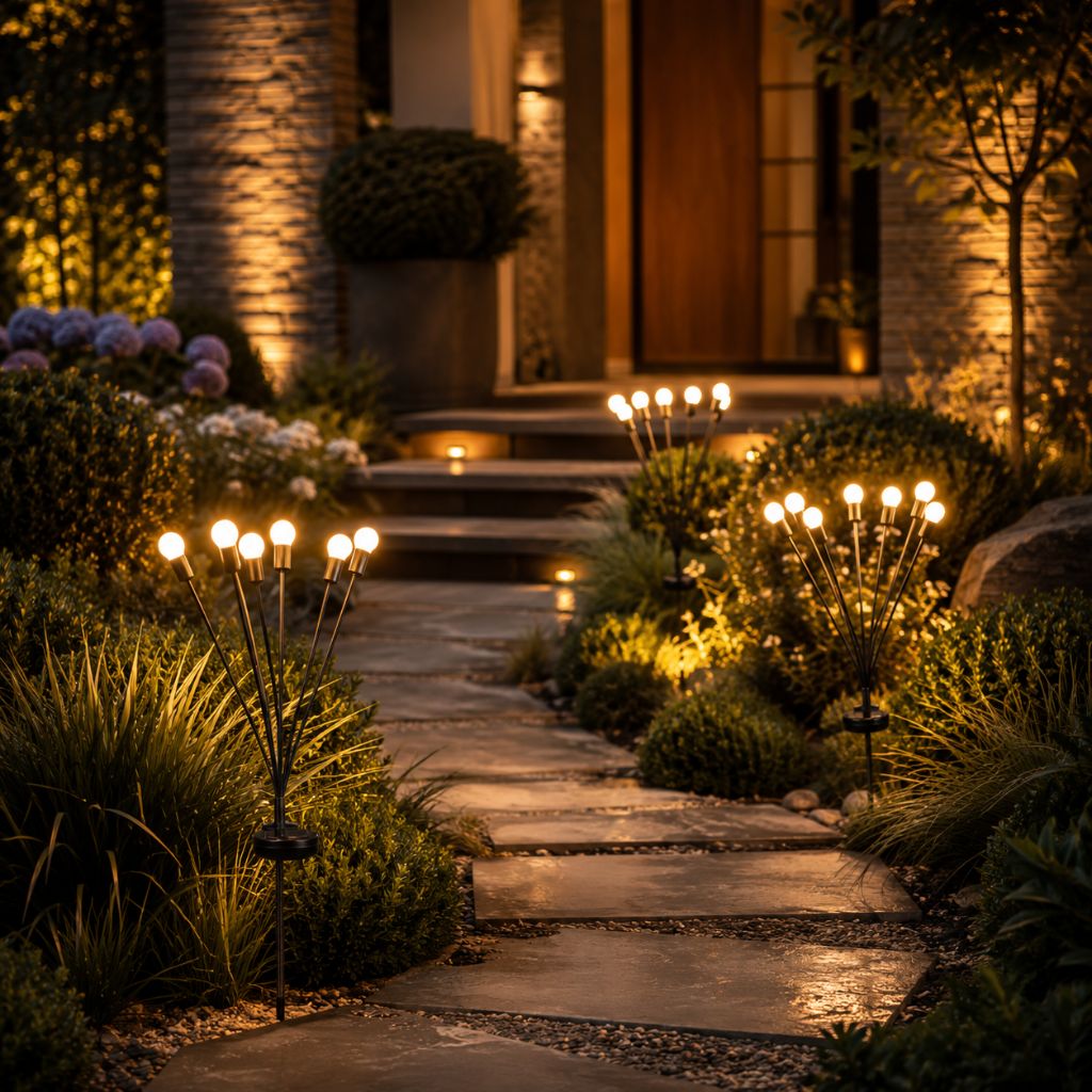 Solar Firefly Garden Light IP65 Waterproof Stake Lamp Outdoor Light - Tegulane Global
