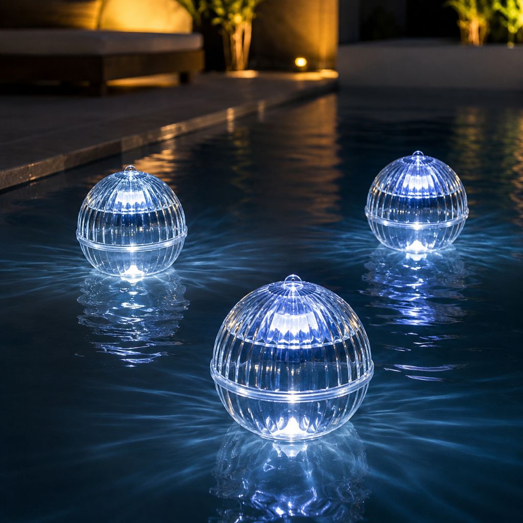 Solar Floating Pool Lights RGB Colour Changing - Waterproof LED Ball - Tegulane Global