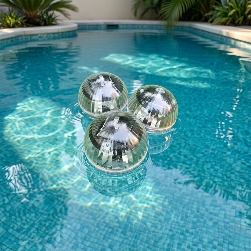 Solar Floating Pool Lights RGB Colour Changing - Waterproof LED Ball - Tegulane Global