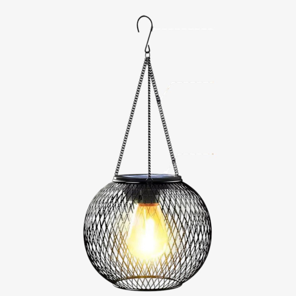 Solar Hanging Lantern Outdoor IP65 Waterproof Auto Sensor - Tegulane Global