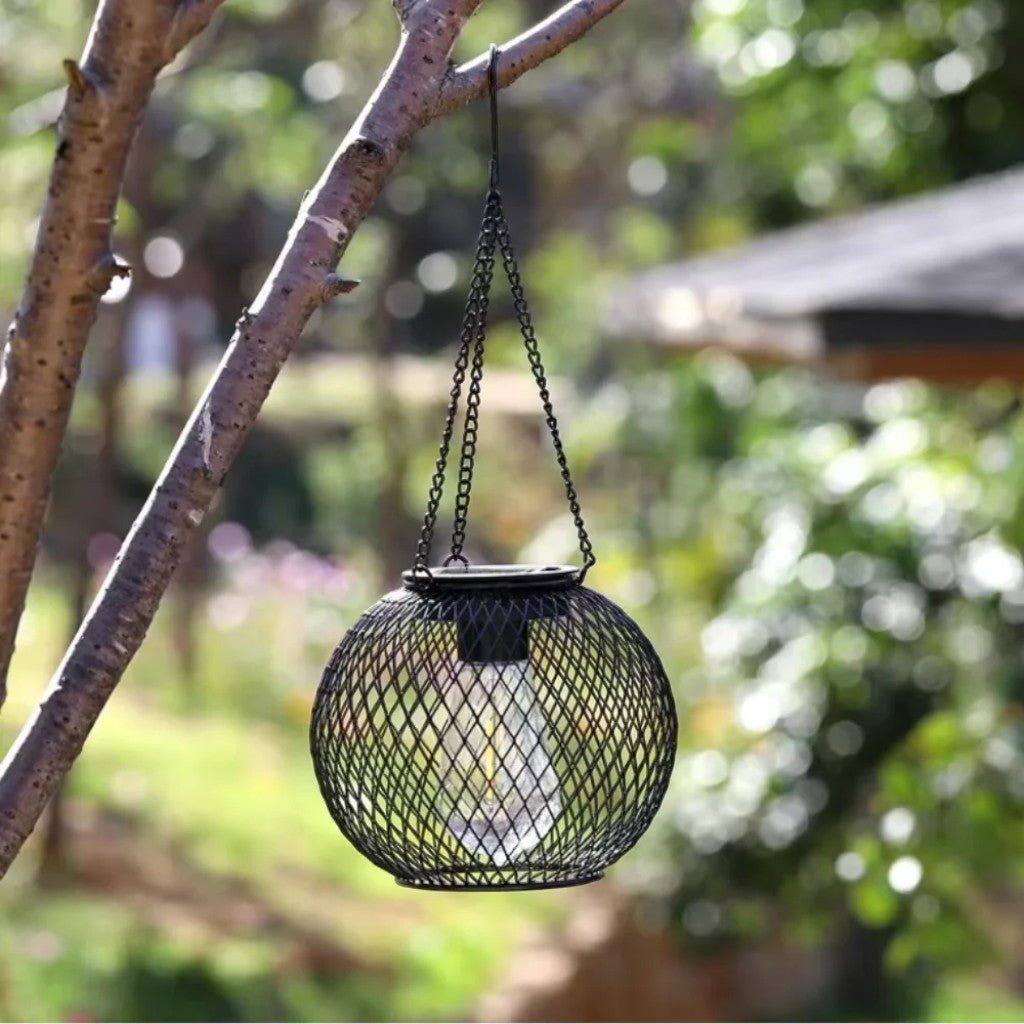 Solar Hanging Lantern Outdoor IP65 Waterproof Auto Sensor - Tegulane Global