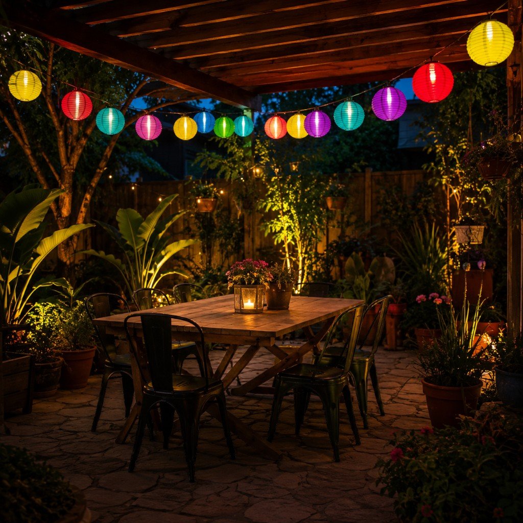 Solar Lantern String Lights IP65 Waterproof Outdoor Garden Patio Decor - Tegulane Global