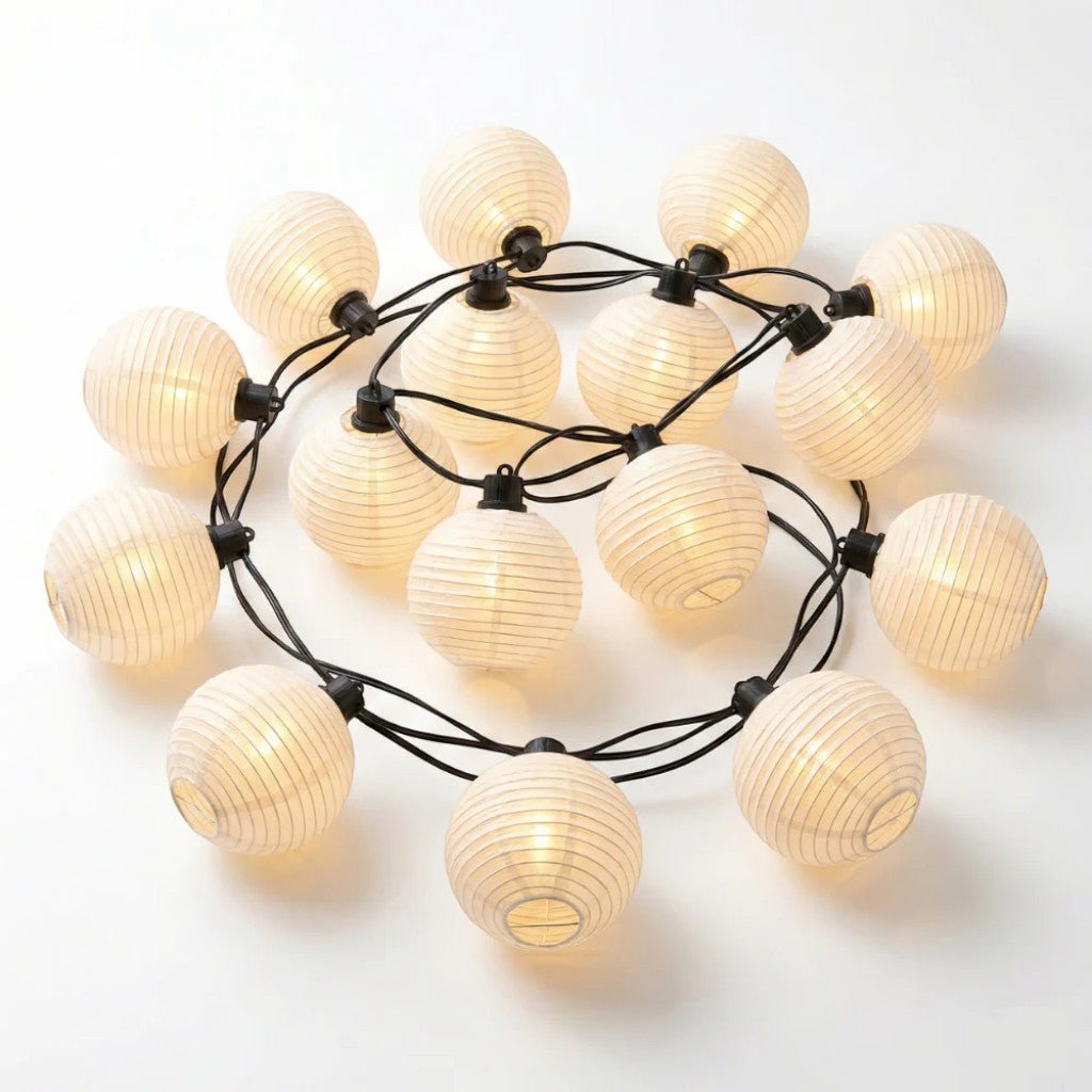 Solar Lantern String Lights IP65 Waterproof Outdoor Garden Patio Decor - Tegulane Global
