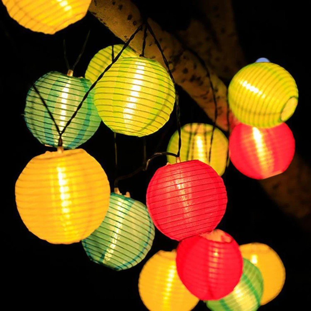 Solar Lantern String Lights IP65 Waterproof Outdoor Garden Patio Decor - Tegulane Global