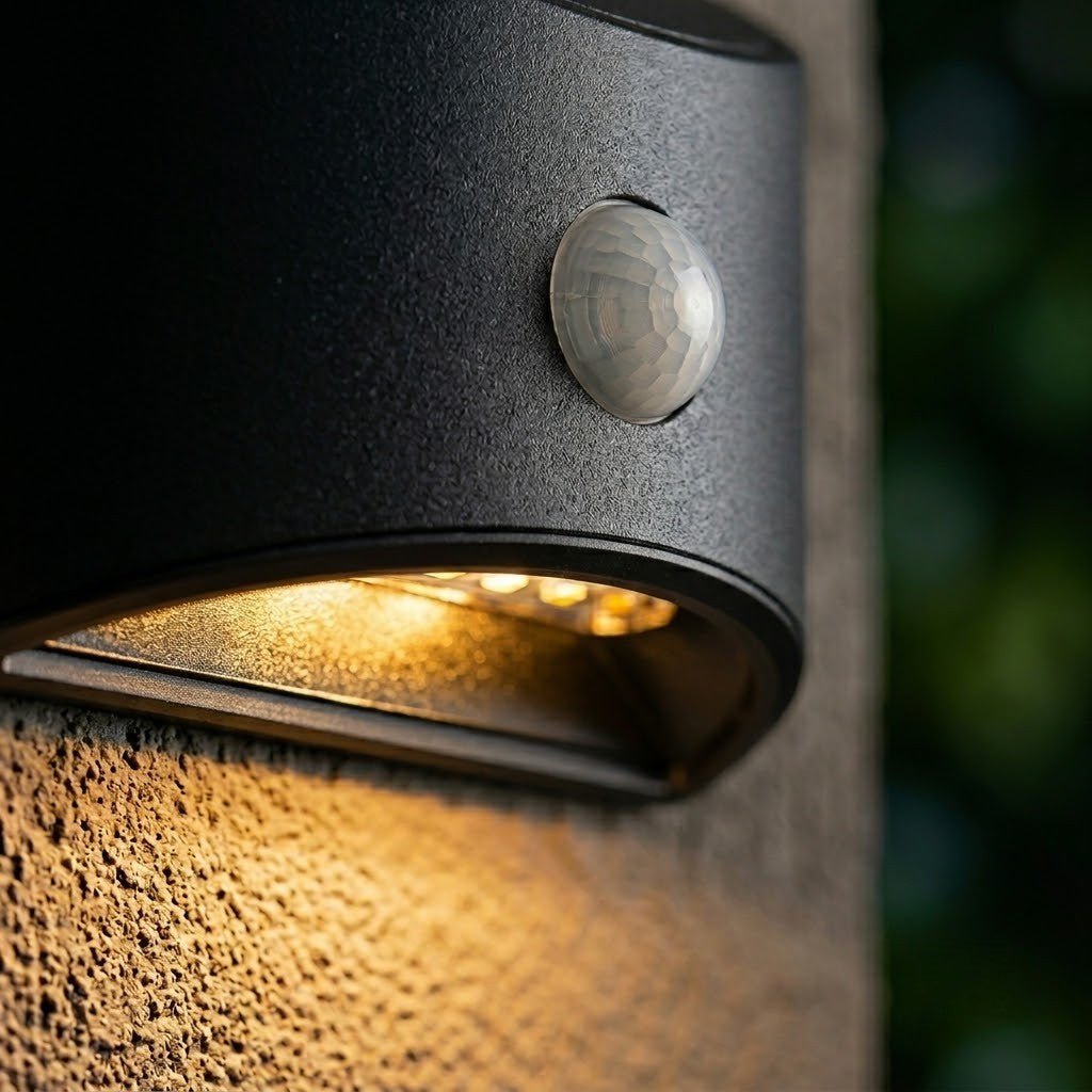 Solar Outdoor Garden Wall Light PIR Motion Sensor IP65 Waterproof Lamp - Tegulane Global
