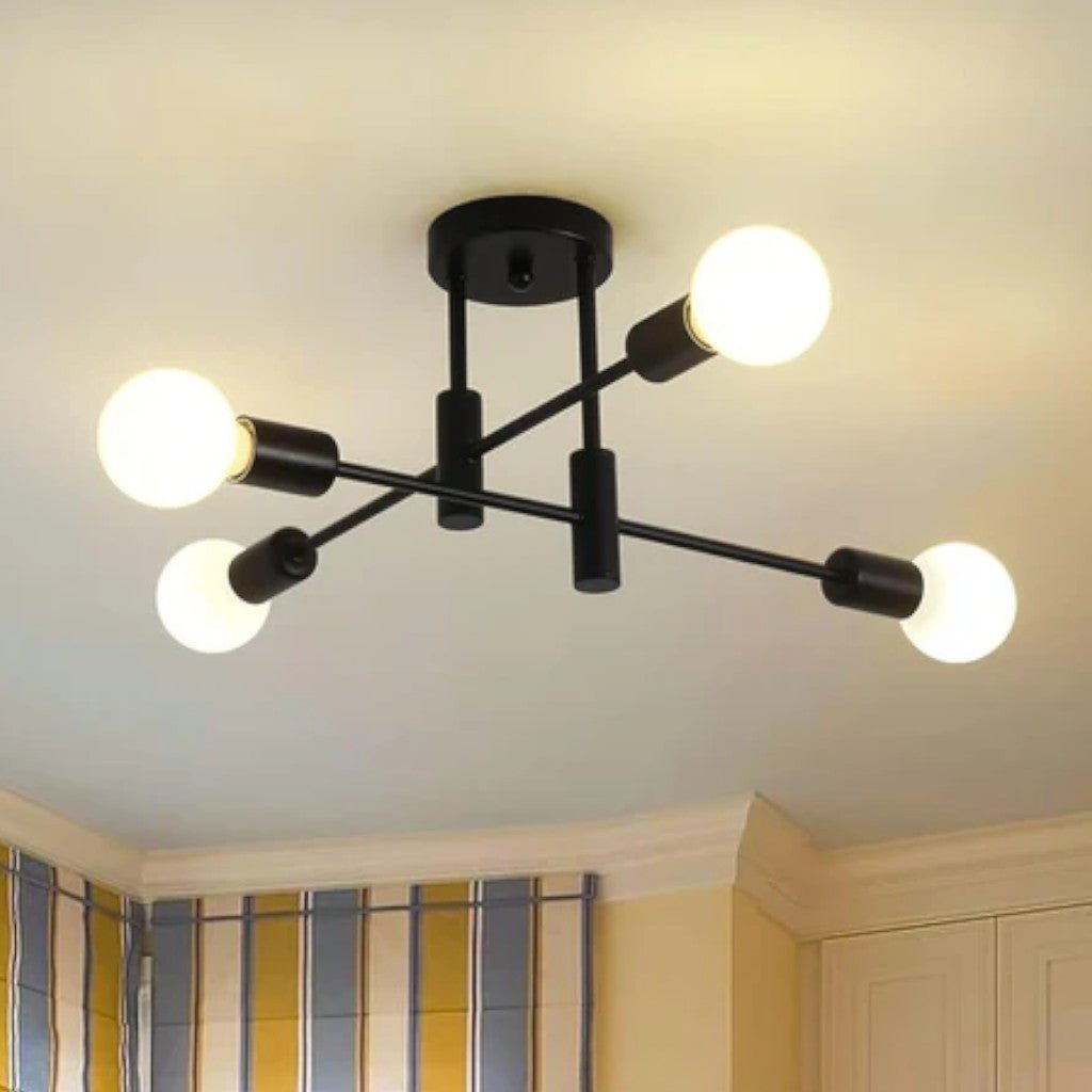 Sputnik Mid Century LED Ceiling Light - Tegulane Global
