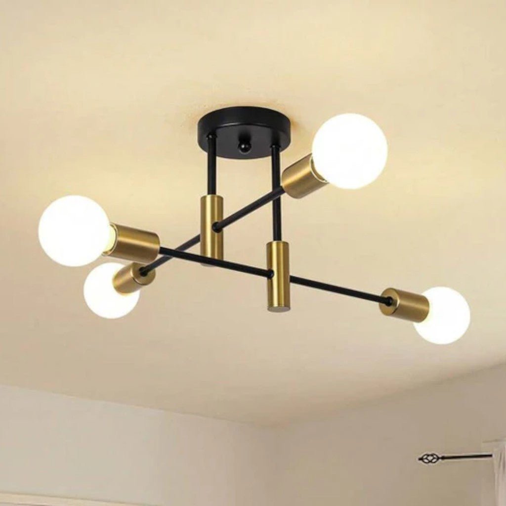 Sputnik Mid Century LED Ceiling Light - Tegulane Global