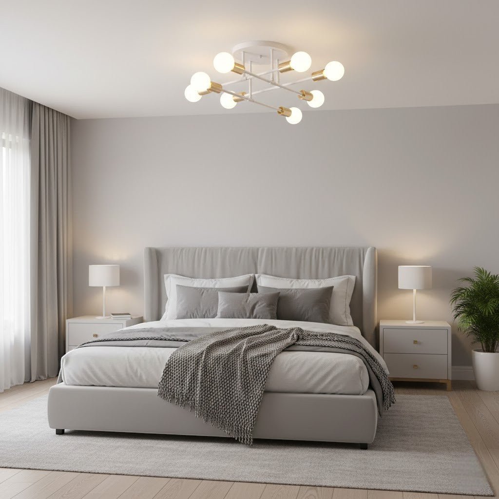 Sputnik Mid Century LED Ceiling Light - Tegulane Global
