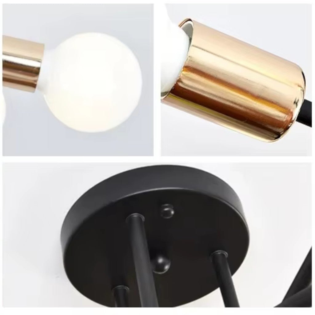 Sputnik Mid Century LED Ceiling Light - Tegulane Global