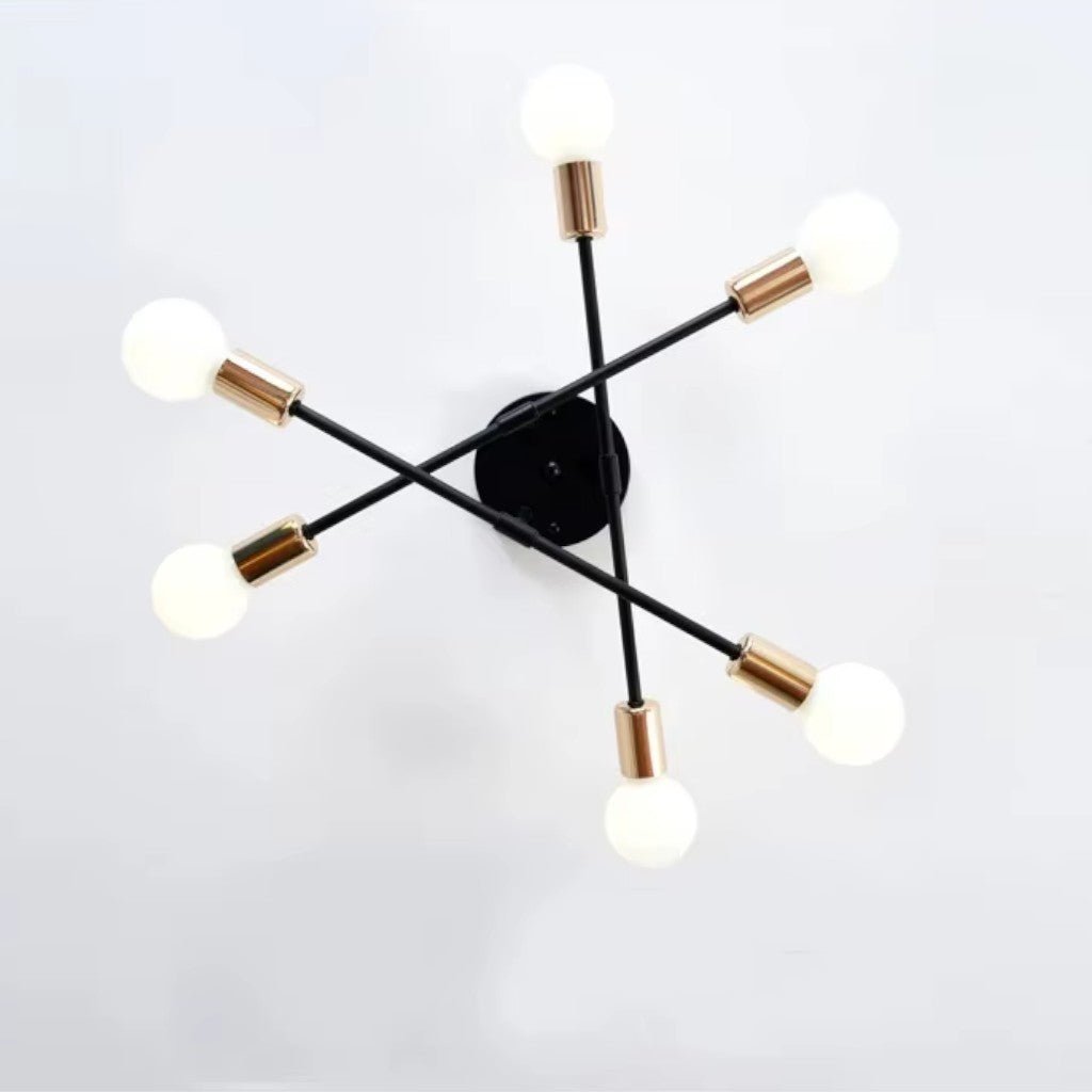 Sputnik Mid Century LED Ceiling Light - Tegulane Global