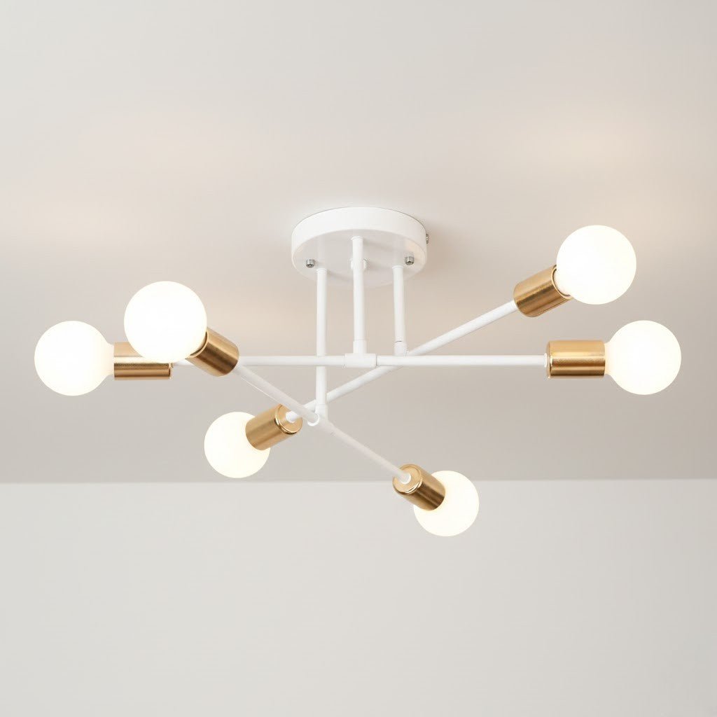Sputnik Mid Century LED Ceiling Light - Tegulane Global