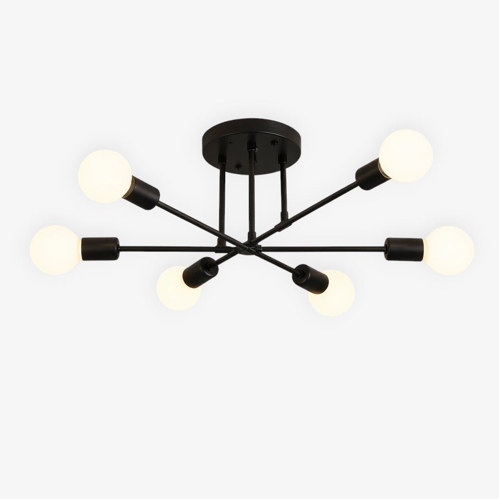 Sputnik Mid Century LED Ceiling Light - Tegulane Global