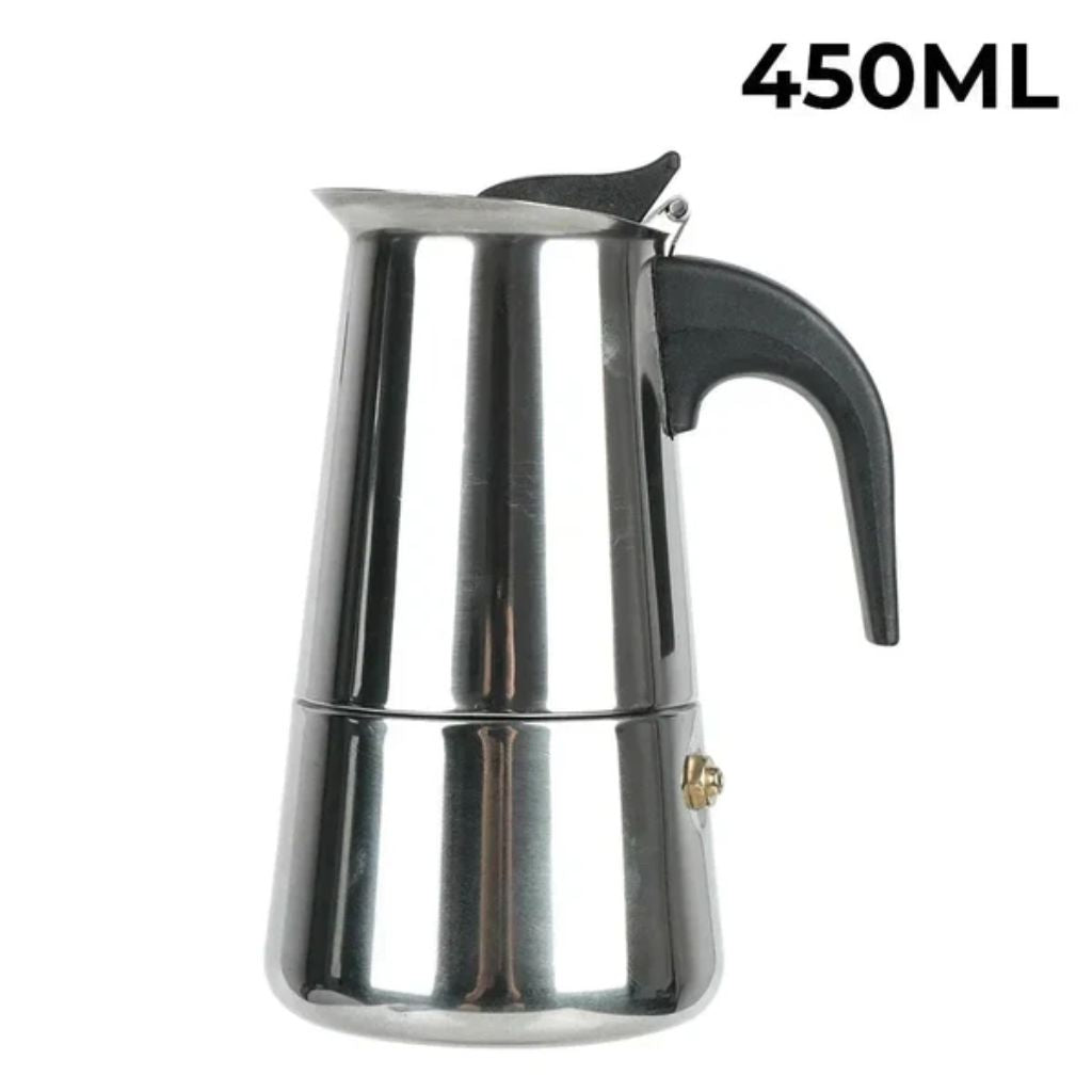 Stainless Steel Stovetop Italian Coffee Moka Pot - Tegulane Global