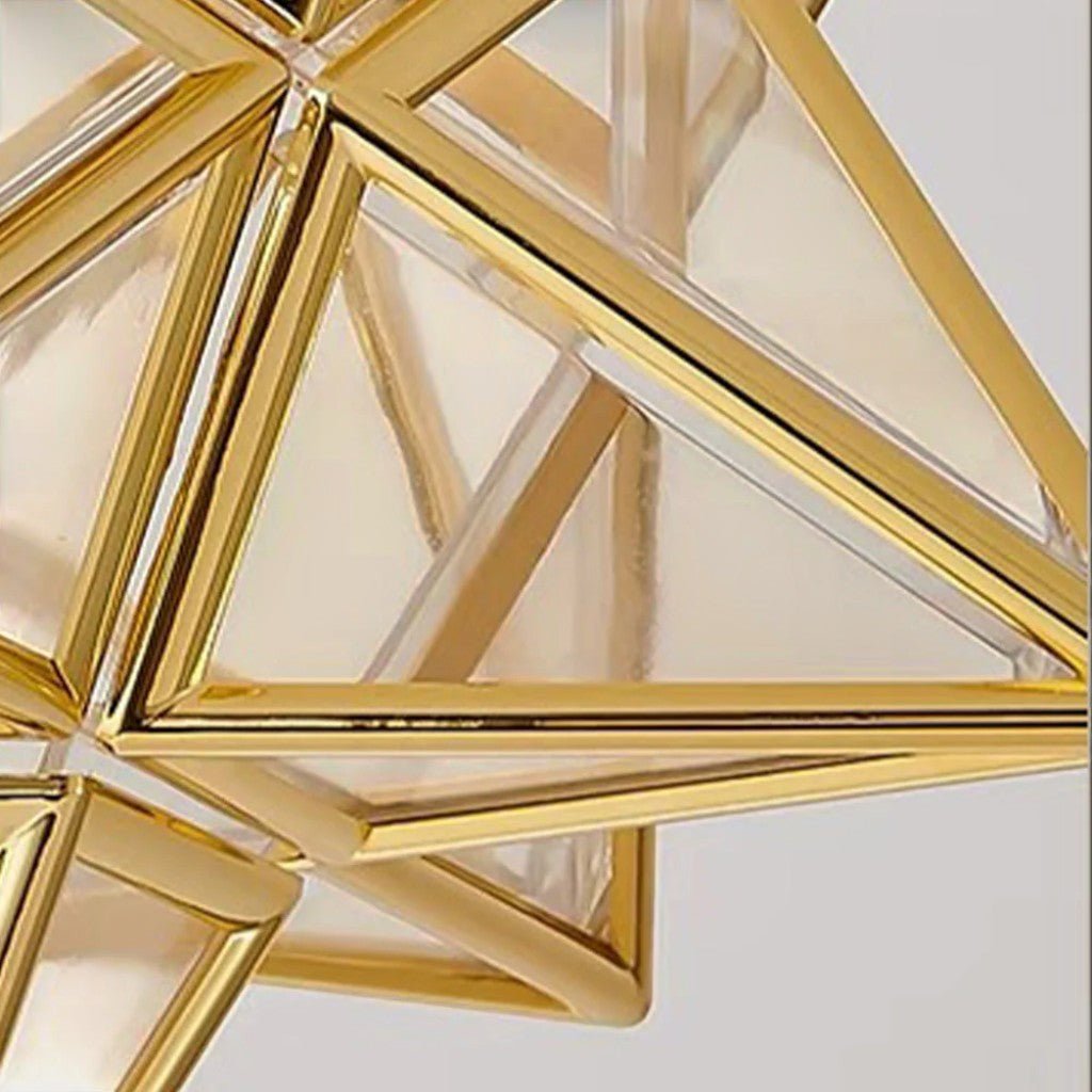 StarLight Star-Shaped Semi Flush Mount Ceiling Light - Tegulane Global