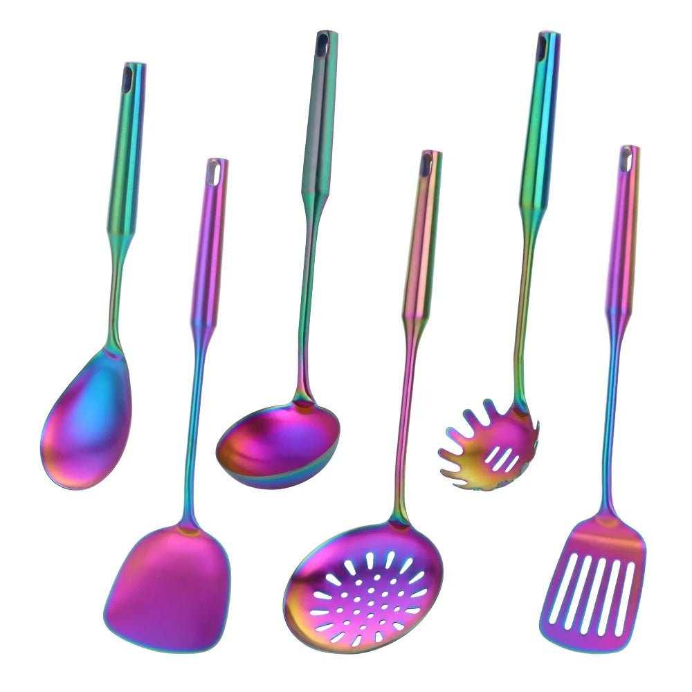 Stockholm  7-Piece Stainless Steel Cooking Utensils Set Lattea