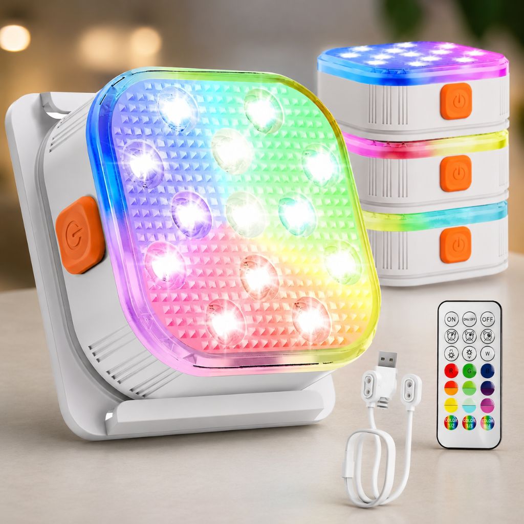 Submersible Pool Light Rechargeable RGB LED with Remote Control - Tegulane Global
