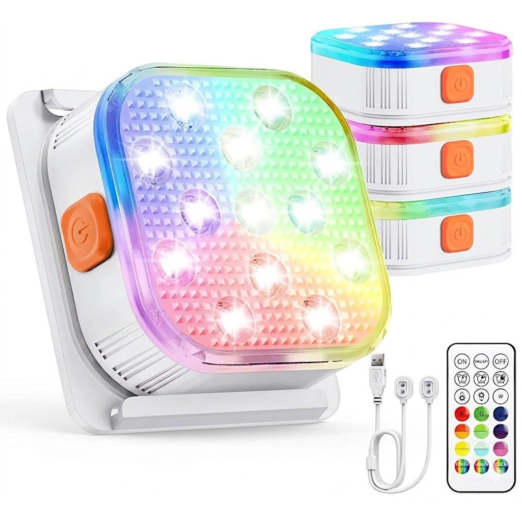 Submersible Pool Light Rechargeable RGB LED with Remote Control - Tegulane Global