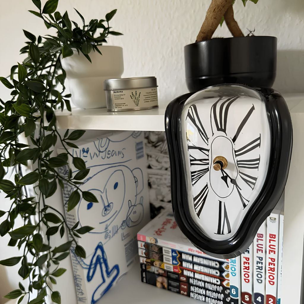 Surreal Melting Quartz Table Clock - Tegulane Global