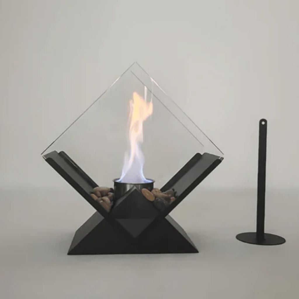 Tabletop Fire Pit Smoke-Free Nordic Glass - Tegulane Global