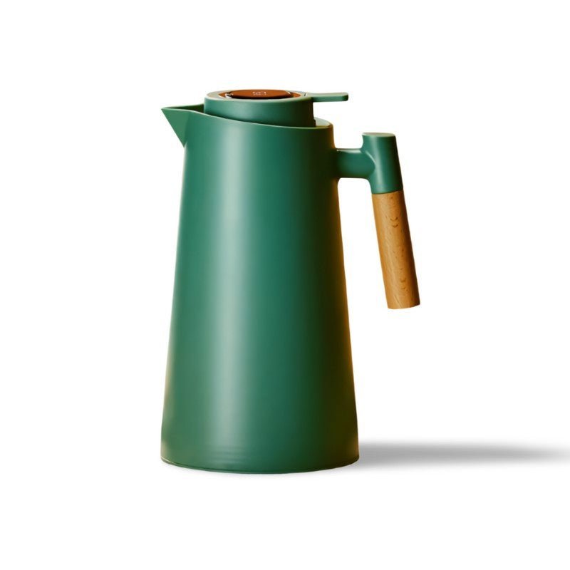 Thermal Jug with Temperature Display and Wooden Handle - Tegulane Global