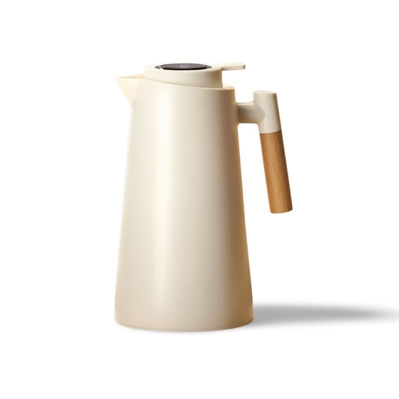 Thermal Jug with Temperature Display and Wooden Handle - Tegulane Global