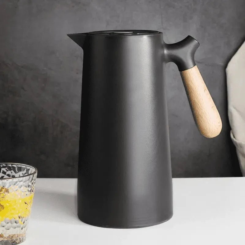 Thermal Jug with Wooden Handle - Nordic Design 1L - Tegulane Global