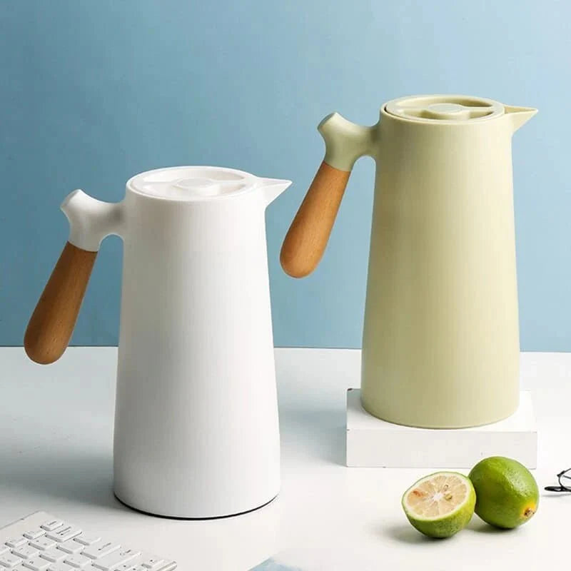Thermal Jug with Wooden Handle - Nordic Design 1L - Tegulane Global