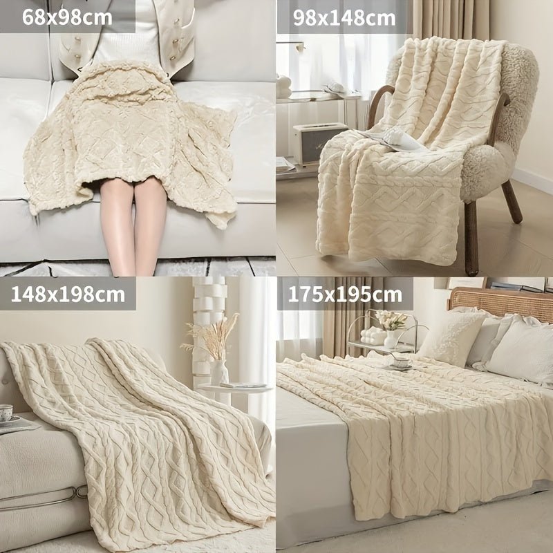 Fleece Warm Throw Blanket - Tegulane Global