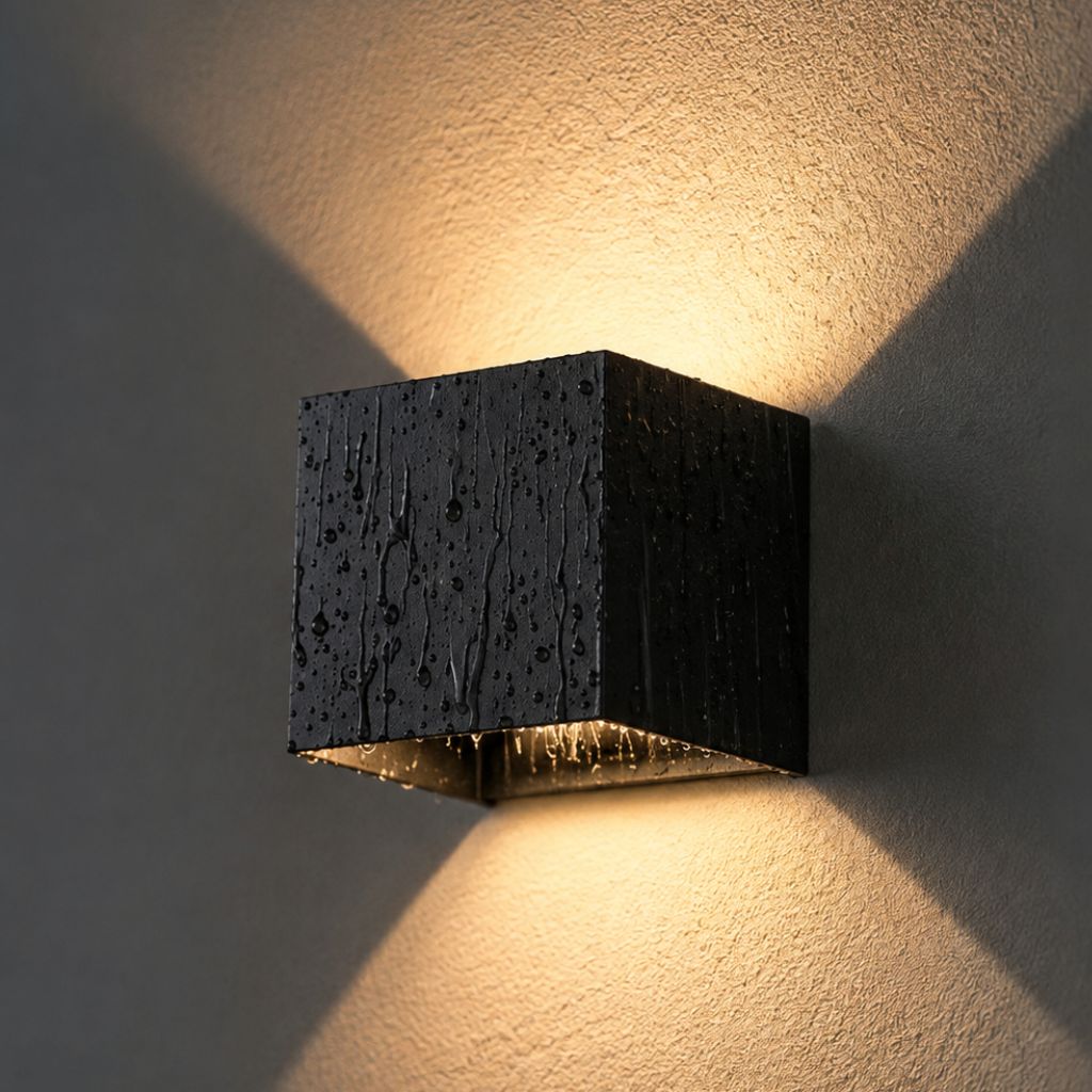 UrbanCube LED Outdoor Wall Lamp - Modern Cube Design & Weatherproof - Tegulane Global