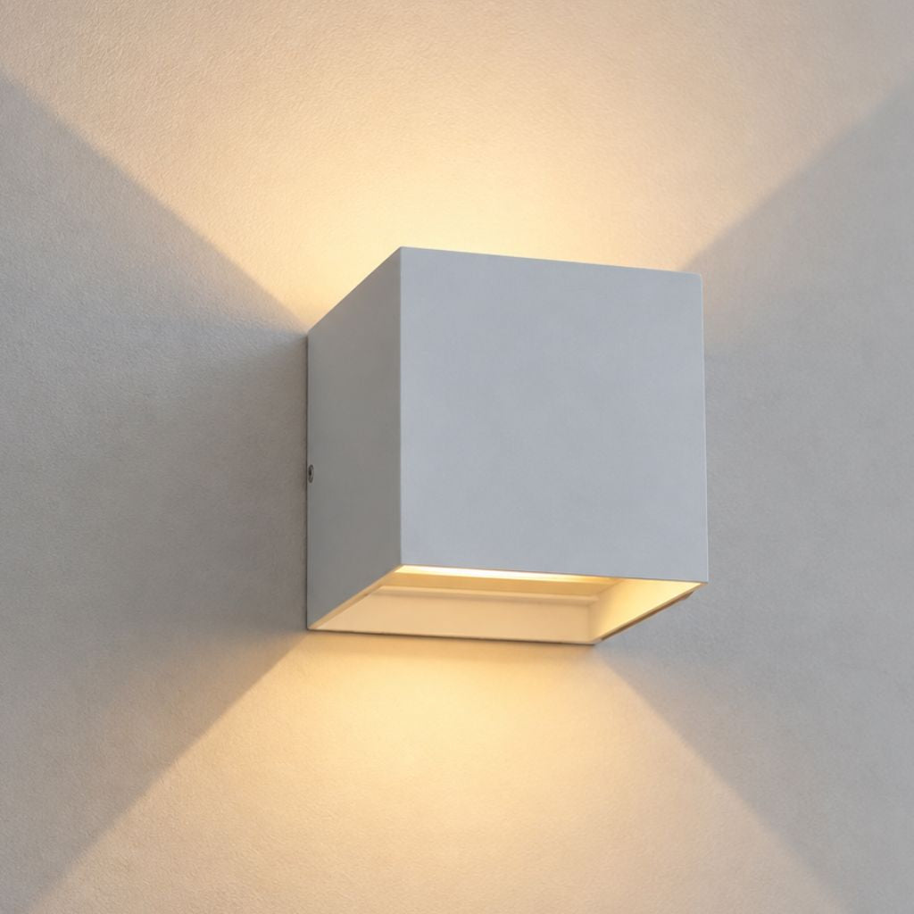 UrbanCube LED Outdoor Wall Lamp - Modern Cube Design & Weatherproof - Tegulane Global