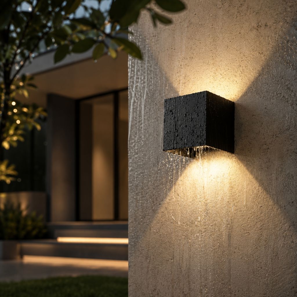 UrbanCube LED Outdoor Wall Lamp - Modern Cube Design & Weatherproof - Tegulane Global