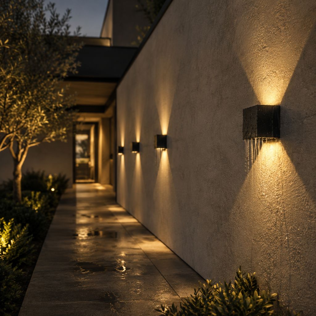 UrbanCube LED Outdoor Wall Lamp - Modern Cube Design & Weatherproof - Tegulane Global