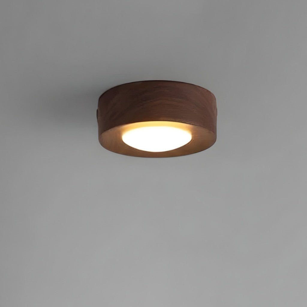 Walnut Wood LED Ceiling Spotlight - Tegulane Global