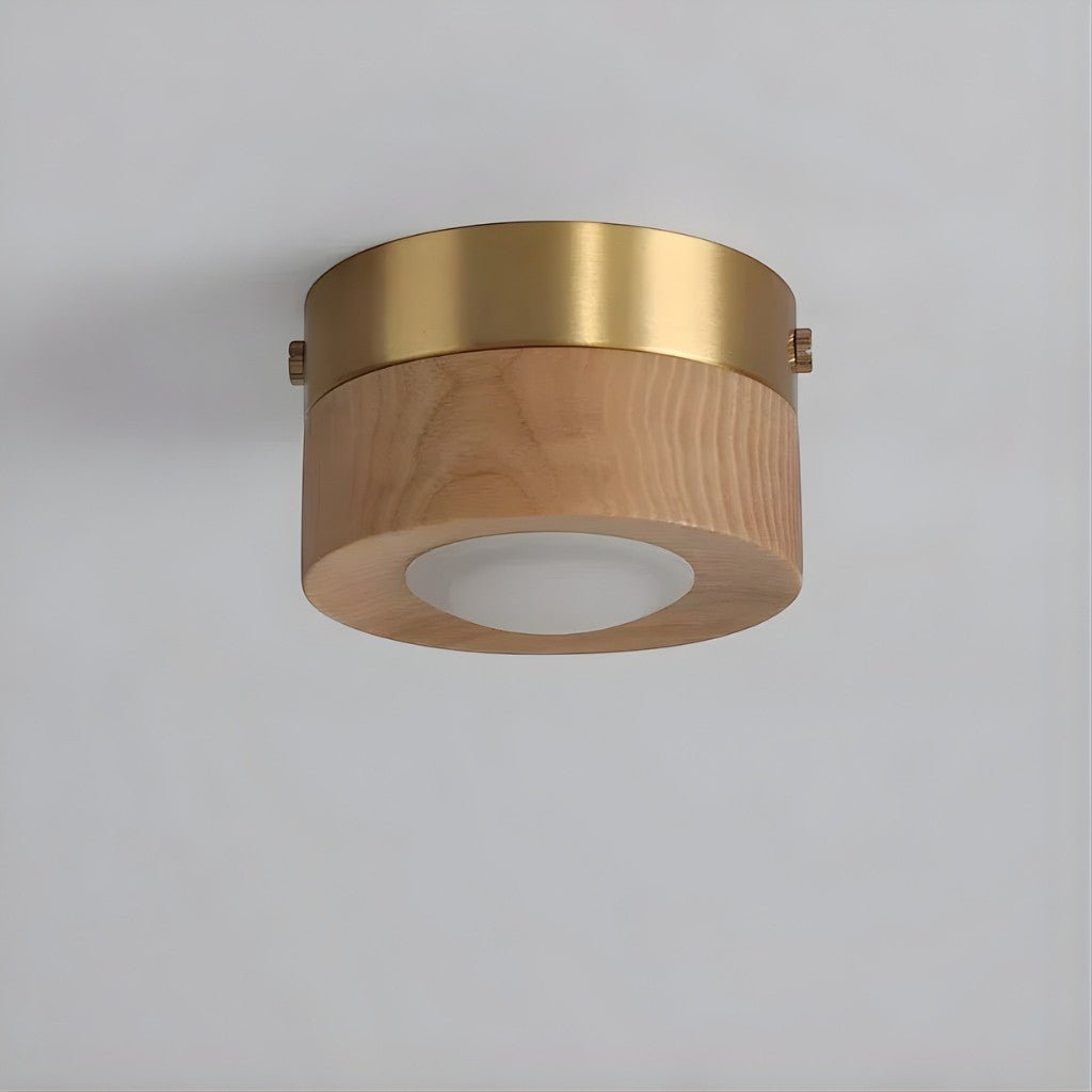Walnut Wood LED Ceiling Spotlight - Tegulane Global