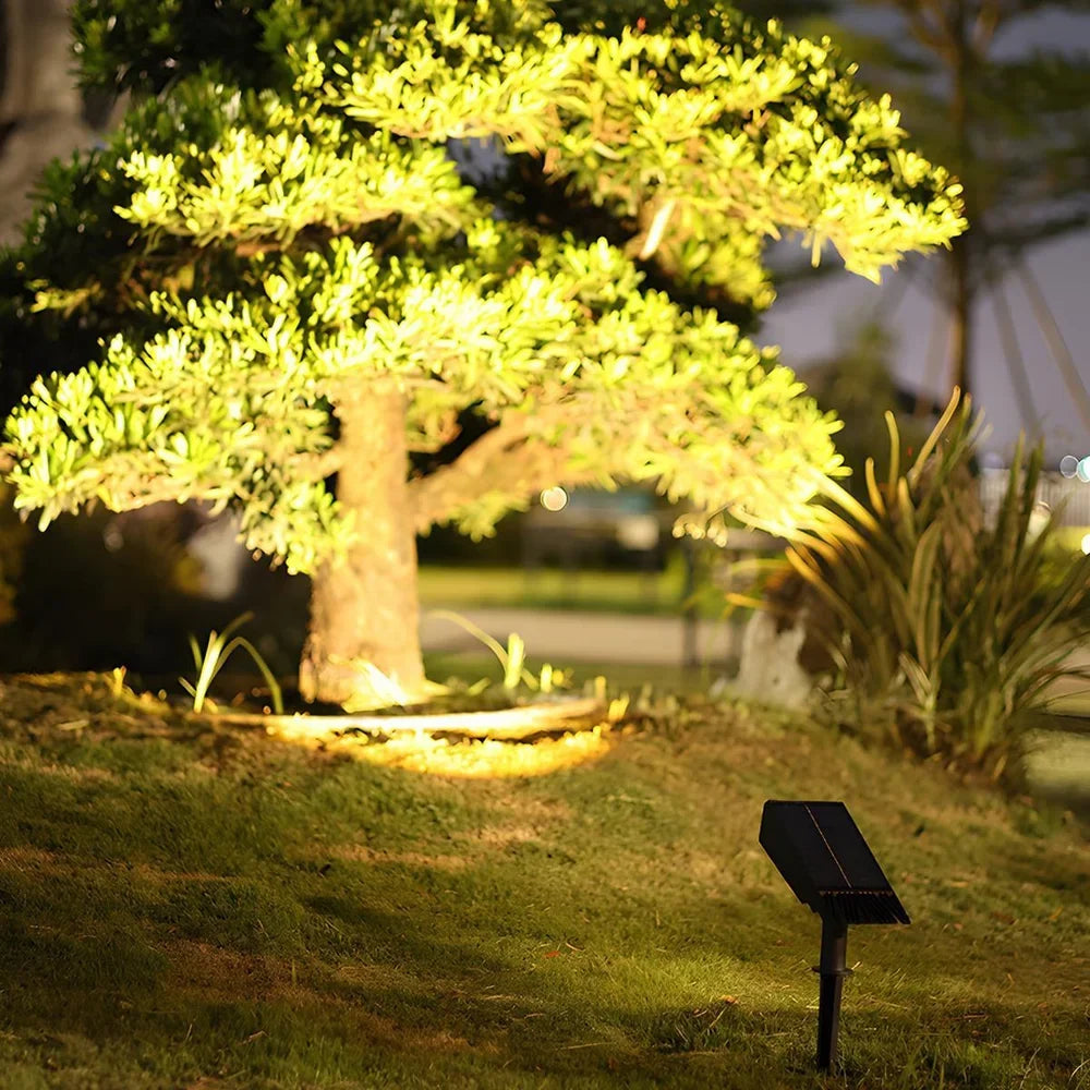 Waterproof LED Solar Spotlight Set - Multi-Zoom Landscape Lighting - Tegulane Global