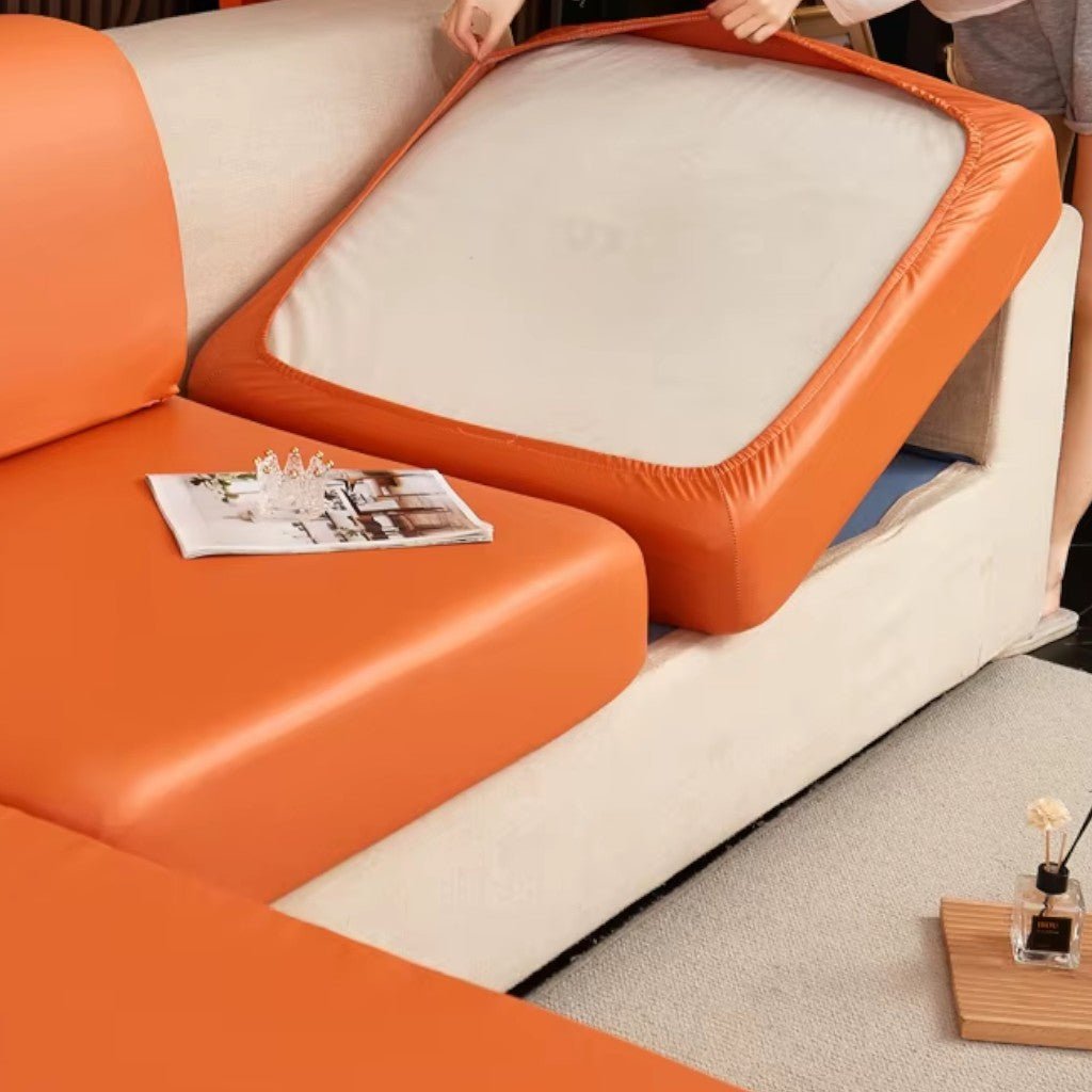Waterproof PU Leather Sofa Cushion Cover Stretch Non-Slip - Tegulane Global